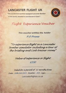 Lancaster Flight UK Voucher Lancaster Flight UK Voucher