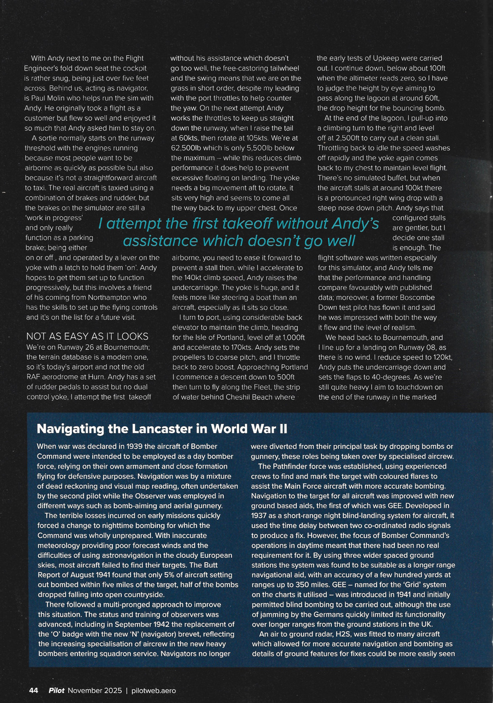 Pilot Article - November 25